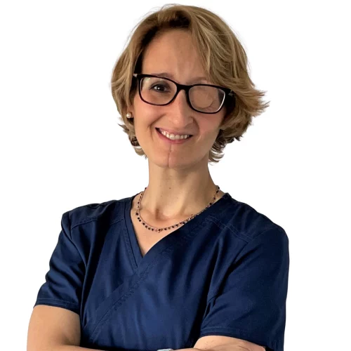 Retrato de la Dra. Rosa Sáenz Feijoo, Directora Médica de 32Dental.